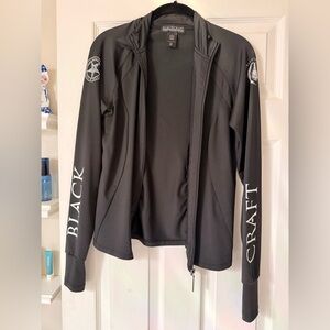 Blackcraft Black Full-Zip Hooded Jacket